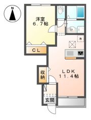 プランタンの間取り画像