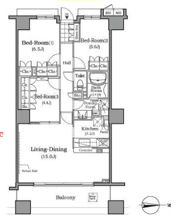 ザ・レジデンス本牧横浜ベイサイドの間取り画像