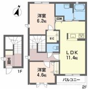 ビオラ天山の間取り画像