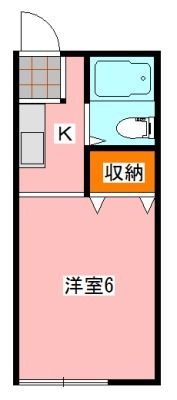 パームハイツの間取り画像