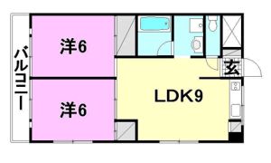 シエナ松山ハイツの間取り画像