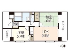 ルーヴル楠木の間取り画像