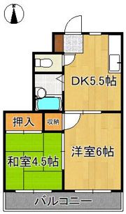 シャトレ熊西の間取り画像
