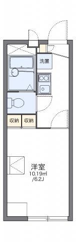 レオパレスハロー越谷の間取り画像