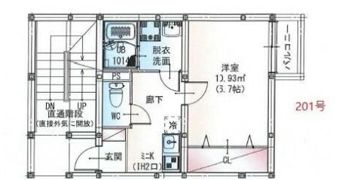 シアッツ目黒の間取り画像