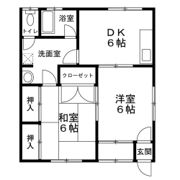 穀田アパートの間取り画像