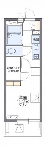 レオパレスYAHAGIⅠの間取り画像