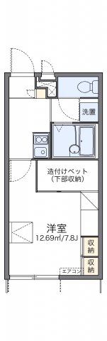 レオパレスエステシティⅡの間取り画像