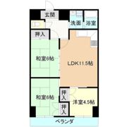 立田町マンションの間取り画像