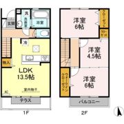 ラ・セゾンの間取り画像