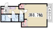 ドエル芦屋ウエストの間取り画像