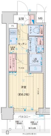 アドバンス神戸マーレの間取り画像