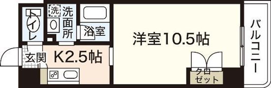 パサージュ楽々園の間取り画像
