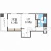 レジディア心斎橋ウエストの間取り画像