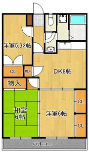 ガーデンフォレスト サウスウィングの間取り画像