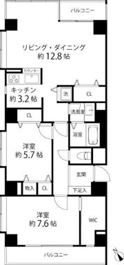 グリーンパーク横須賀中央の間取り画像