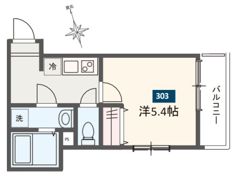 MELDIA京成船橋の間取り画像