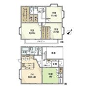 東長沼戸建の間取り画像