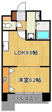 竪町センタービルの間取り画像