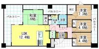以和貴マンション金田の間取り画像