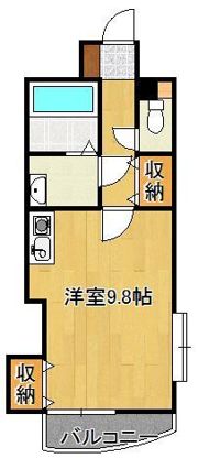 ギャラン小文字の間取り画像