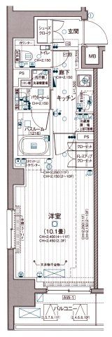 パレステージ大島の間取り画像