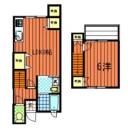 旭町メゾネットの間取り画像