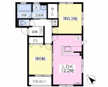 セブン・ブライトBの間取り画像