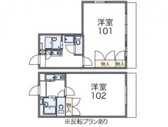 レオパレスエスペランセの間取り画像