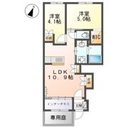 ハピネスの間取り画像