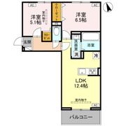 (仮称)D-ROOM浜尻町PJの間取り画像