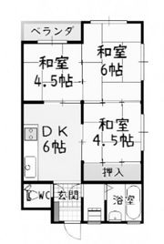 YKコーポ3の間取り画像
