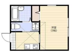 ヒルコート六浦 201の間取り画像