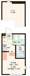 ヴィラ竹の塚の間取り画像