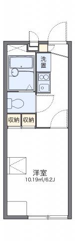 レオパレスグリュックの間取り画像