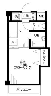 クレスト東池袋の間取り画像