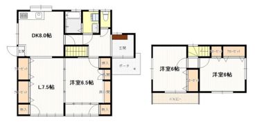 湯来住宅3rdの間取り画像