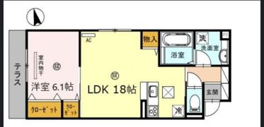 ティー・ツーの間取り画像