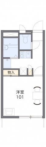 レオパレス王御住の間取り画像