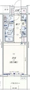 レジデンス南森町の間取り画像