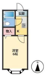 タウンコート篠崎A棟の間取り画像
