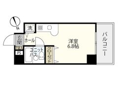 ダイアパレス皆実町弐番館の間取り画像