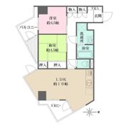 コーポリヴァーストンの間取り画像