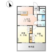 アメニティーハウス中須賀の間取り画像