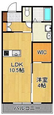 LAVIERE上上津役の間取り画像