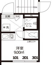 スマイエ北新宿の間取り画像
