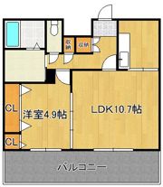 フェリシエ三萩野の間取り画像