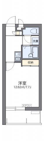 レオパレス牧志の間取り画像