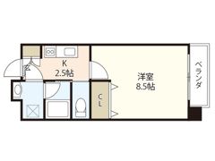 Lutella皆実町の間取り画像