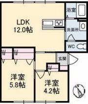 フレグランス正木の間取り画像